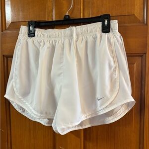 Nike Women's White Athletic Shorts